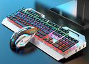 Prochimps Silver & Black Gaming Set of Wireless Mechanical Keyboard & Mouse G305 | TK900