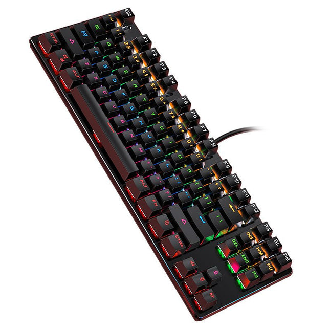 Prochimps Black Wired Mechanical RGB Gaming Keyboard K400